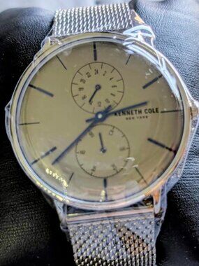 Kenneth Cole New York Men's 42mm Silver Mesh Multi-Function Watch -KC15188002